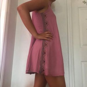 Francesca's Collections Dresses - Francesca’s pink high neck dress. Worn twice!!! Francesca's Collections Dresses - Francesca’s pink high neck dress. Worn twice!!!